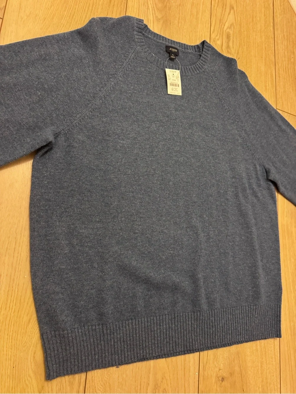 J.Crew Men’s Blue Crewneck Sweater – Size XL – New With Tags